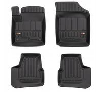 Tapis de sol et de porte en caoutchouc pour Skoda Citigo 2011-2019 3D TROUGH