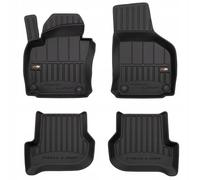 Tapis de sol et de porte en caoutchouc Skoda Octavia 2 RS 2005-2013 3D TROUGH