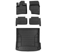 Tapis de sol et tapis de coffre 3D SET Audi Q7 1 2005-2015