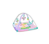 Bright Starts Tapis De Sol Éveil Bébé Évolutif Pliable- Jungle Rose- Arche Avec Jouets Sensoriels Et Musicaux, Miroir