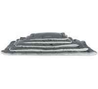 Tapis de sol Farello 130 × 85 cm blanc-gris/gris