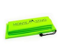 Monte Stivo Expedition | Coussin Isolant d’Assise, Surface 30 x 40 cm, Enfants et Adultes, Pliable en 4 | pour randonnée (Vert)