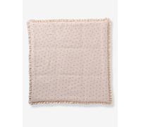 VERTBAUDET Tapis De Sol/Fond De Parc Bébé Coton Déhoussable Beige imprimé 75X100