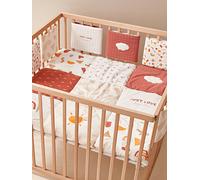 Tapis de sol / fond de parc matelassé en coton bio* HAPPY SKY multicolore 75X100