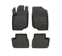 Tapis de sol - FROGUM - PEUGEOT 207 - Caoutchouc noir - Sur mesure - Design moderne