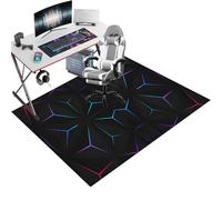 Tapis de Sol Gamer, Tapis Chaise de Bureau, Tapis de Sol Bureau Tissu, Antidérapant 180 x 210 cm Tapis protège-Sol pour Chaise de Bureau, Tapis Protection Sol Gaming, Tapis Chaise de Bureau Gaming