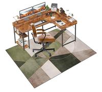 Tapis de Sol Gaming, Tapis sous Chaise Bureau, Tapis de Chaise à Rouler, Tapis de Chaise de Bureau pour Ordinateur en Bois Dur, Protection de Chaise de Bureau, Tapis de Protection 180 x 200 cm