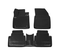 Tapis de sol haute 3D compatible avec Citroën C5 Aircross 2018-2023 Noir