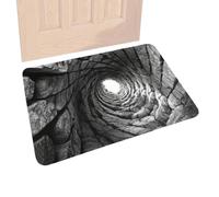 Tapis De Sol Imprimé - Paillasson Abyss, Couche Absorbante Sécurisée, Tapis De Bain De Vingt Par Trente-deux Pouces, Effet Visuel À Motif Profond | Utiliser Pour Le Seuil De La Zone De La Po