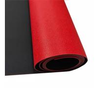 Tapis de sol industriel antidérapant en caoutchouc PVC imperméable Multicolore Plusieurs tailles (rouge, 0,9 x 3,4 m)