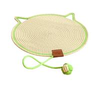 Tapis de sol innovant pour chats avec corde en coton pour meuler les griffes, garder les chats divertis et heureux tapis de bureau