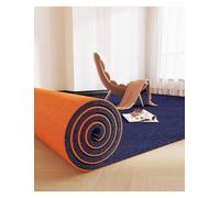 Tapis De Sol Insonorisé for Batterie, Tapis Acoustique, Tapis De Couloir for Piano Droit Et Batterie, Atténuation du Son(Blue,120x110cm/47.2x43.3in)
