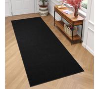 Tapis de sol Intérieur Extérieur Noir Teinte unique Salon Chambre Balcon Cuisine Moderne 120 x 160