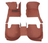 Tapis De Sol Intérieurs en Similicuir pour Série 7 G12 Long 2015-2022 Ensemble Complet (rangées Avant et arrière)(Style 1,RHD)