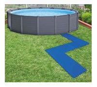 Tapis de sol - Intex - 50 x 50 x 1 cm - Bleu - Synthétique - Carré