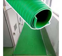 Tapis de sol isolant vert de 0,9 m de large, tapis en caoutchouc anti-électrocution, tapis diélectrique découpable pour sécurité électrique, 5,4 m de long, idéal pour les ateliers et les salles de
