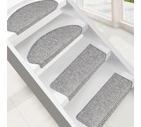 Tapis de sol Kalkutta aspect sisal & résistant Argent 23,5 x 65 cm Rectangulaire