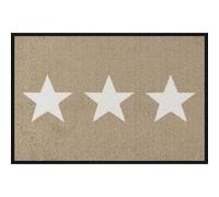 Tapis de sol lavable étoiles beige Wash+Dry Tapis de sol différentes tailles, choix de taille:40 x 60 cm