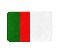 Tapis De Sol Le Drapeau du Mouvement National du Peuple Mohajir Douces Tapis De Bain Anti-Poussière Paillasson D'Entree pour Chambre Couloir Patio 60X40Cm