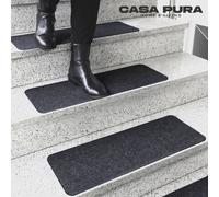 Tapis de sol Leipzig autocollant dans de nombreuses couleurs et formes Rectangle sans lèvre Anthracite