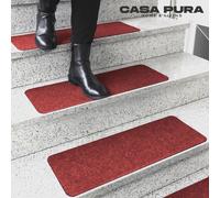 Tapis de sol Leipzig autocollant dans de nombreuses couleurs et formes Rectangulaire sans lèvre Rouge