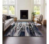 Tapis De Sol Moderne FateGrand Order pour Salon, Chambre d'enfant, Garçon, Poils Courts, Lavable, Antidérapant, Tapis De Jeu, Tapis De Voiture (FateGrand 01,80x120cm)
