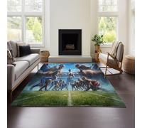Tapis De Sol Moderne Playerunknown's Battlegrounds, pour Salon, Chambre d'enfant, Garçon, Poils Courts, Lavable, Antidérapant, Tapis De Jeu, Tapis De Voiture (Battlegrounds 03,100x150cm)
