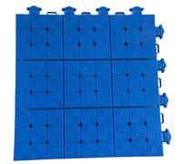 Tapis de Sol modulaires emboîtables for l'extérieur, for créer Un Espace for Le Basket-Ball, Le Tennis, Le Sport, for Terrain de Basket-Ball, de Volley-Ball (Bleu, 50 comprimés)(Blue)