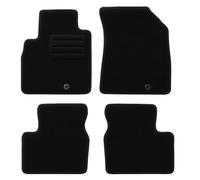 Tapis De Sol Noir Velours pour Nissan MICRA K13 (2010-2017) Base Antidérapante Renforcée dans la Zone de la Pédale MOTOHOBBY