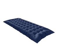 Tapis de sol Outsunny, matelas de camping pliable avec quatre sangles élastiques aux coins, tapis de camping pour lit de camp, tente, voyage, 200 x 80 cm, bleu foncé