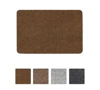 Tapis de sol - Paillasson - Nervuré - Marron clair - 40 x 60 cm