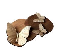 Tapis de sol Papillon Tapis pour salle de bain | Tapis absorbant, Motif réaliste 3D Fleurs Papillon Tapis pour chambre à coucher Tapis non glissant pour l'entrée K