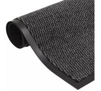 Tapis de sol porte entrée & Paillasson Interieur ou Extérieur & rectangulaire 40 x 60 cm Anthracite Décoration&667506
