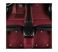 Tapis de Sol pour A5 F53 Berline Deux Portes 2017 2018 2019 2020 2021 2022 2023 2024 Tapis Sol Voiture Tapis en Cuir(Rouge)