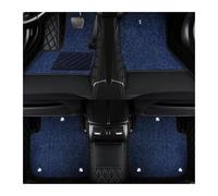 Tapis de Sol pour A5 F53 Berline Deux Portes 2017 2018 2019 2020 2021 2022 2023 2024 Tapis Sol Voiture Tapis en Cuir(Black Bule)