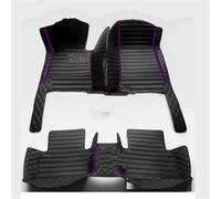 Tapis de Sol pour A5 F53 Berline Deux Portes 2017-2024 Tapis Sol Voiture Tapis Coffre/Dossier(Black Purple)