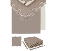 Tapis de sol pour arts martiaux - EYEPOWER - 3.2qm Tatami Judo 2cm - Beige - Multisport - Adulte