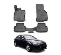 Tapis de Sol pour Audi A3 2012-2020 Sportback Caoutchouc TPE Noir
