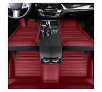 Tapis De Sol pour BMW pour X1 E84 2009 2010 2011 2012 2013 2014 2015 Tapis De Sol Voiture 5D Accessoires D'intérieur(Wine Red 5 Seats)