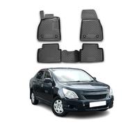 Tapis de sol pour Chevrolet Malibu 2011-2016 en caoutchouc TPE 3D Noir 4Pcs