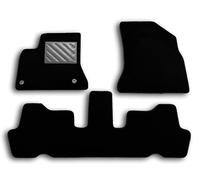 Tapis de Sol pour Citroën C4 Picasso I de 2006-2013 5 Places, sur Mesure, antidérapants, seuil de Porte en Caoutchouc renforcé, Boutons de Fixation