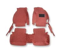 Tapis De Sol pour Corolla 2019-2021 : Accessoires, Antidérapants Et Protections Intérieures Ensemble Complet (rangées Avant et arrière)(Black Red)