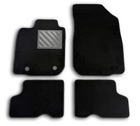 Tapis de Sol pour Dacia Sandero - Stepway (2012-2019), avec Talonnette en Caoutchouc renforcé, Boutons d'ancrage