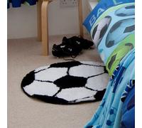 Catherine Lansfield Football Tapis Blanc