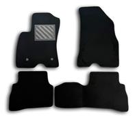 Tapis de Sol pour Fiat Doblò Panorama à partir de 2010-, Combo D Tour de 2012-2018, Talonnette en Caoutchouc renforcé et Boutons de Fixation