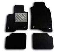 Tapis de Sol pour Fiat Panda III Hybrid à partir de 2020 - sur Mesure, Talonnette en Caoutchouc renforcé, antidérapant, Boutons de Fixation