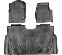 Tapis de sol pour Ford F-150/F150 Lightning 2015-2024 - Jeu de 3 pièces - Tapis en caoutchouc de haute qualité - Adapté & Antidérapant
