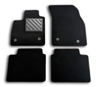 Tapis de Sol pour Ford Focus IV à partir de 2018 - Turnier, Active, Berline 5 Portes, antidérapants, avec Talonnette en Caoutchouc renforcé, Boutons de Fixation