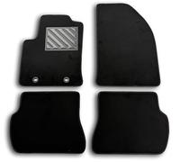 Tapis de Sol pour Ford Fusion Restyling de 2005 à 2008 Fix Ovale, antidérapant, Talonnette en PVC,