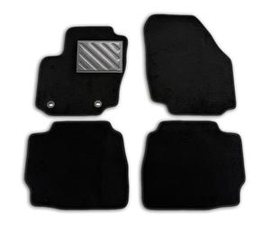 Tapis de Sol pour Ford Mondeo IV de 2007 à 2013, Berline et Station Wagon, sur Mesure antidérapant, Talonnette en Caoutchouc renforcée, Noir